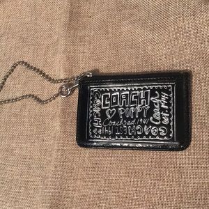 Authentic Poppy Coach Wristlet